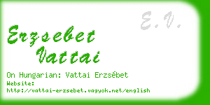 erzsebet vattai business card